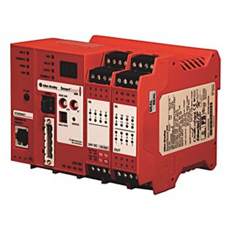 Программируемая автоматическая система на DIN-рейке / со встроенным E/S / для полевой шины / для обеспечения безопасности
