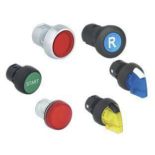 Пусковая кнопка на пружине / утопленный монтаж / электромеханическая / световая